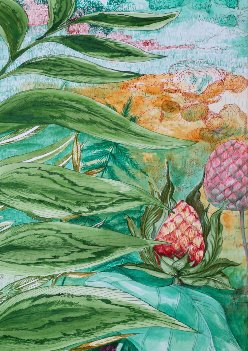 Dessin floral - gingembre arbre – Image 5