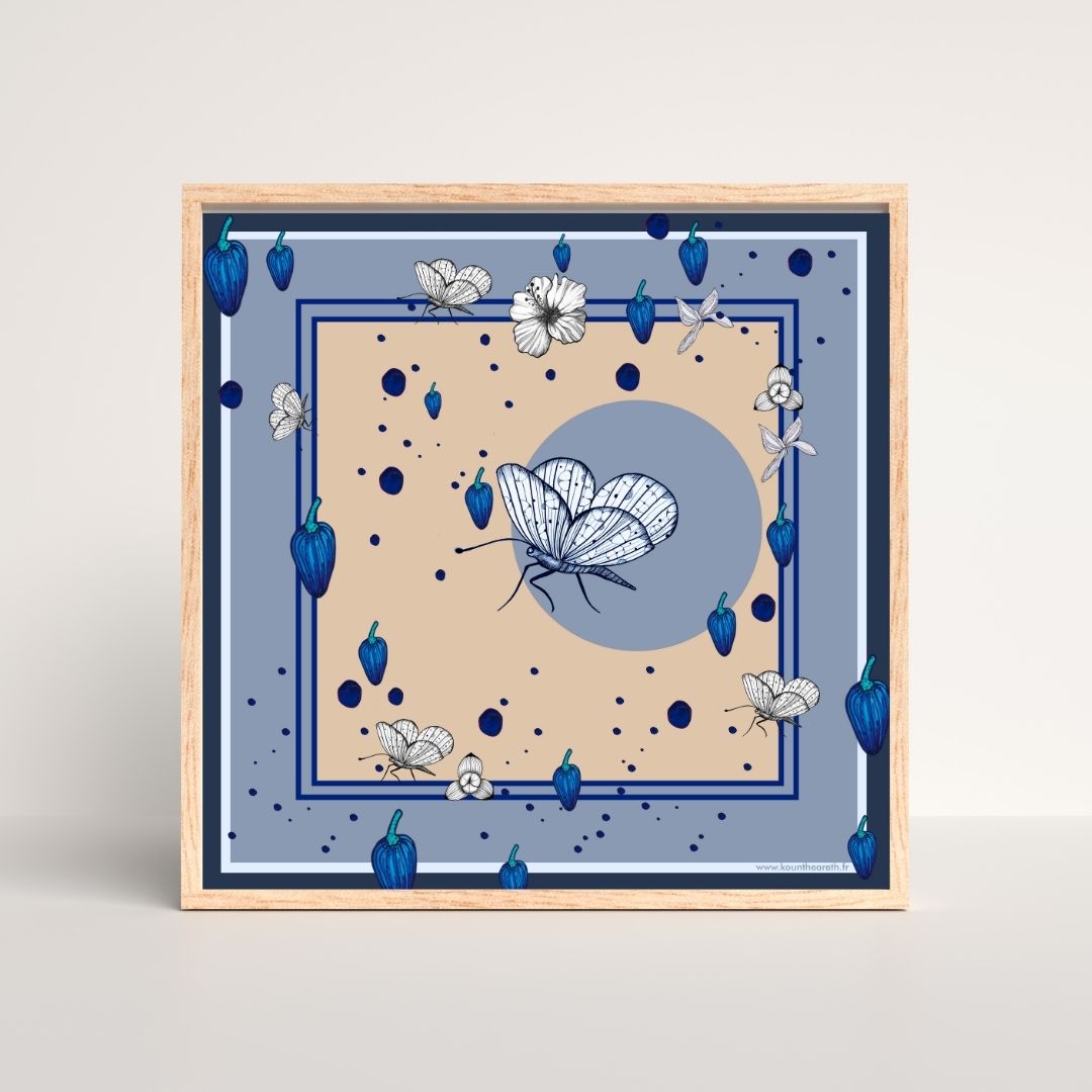 Dessin floral -Tirage d’Art, Numéroté & Signé – Image 9