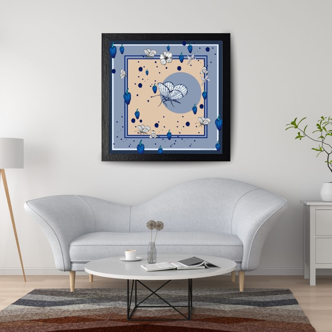 Dessin floral -Tirage d’Art, Numéroté & Signé – Image 3