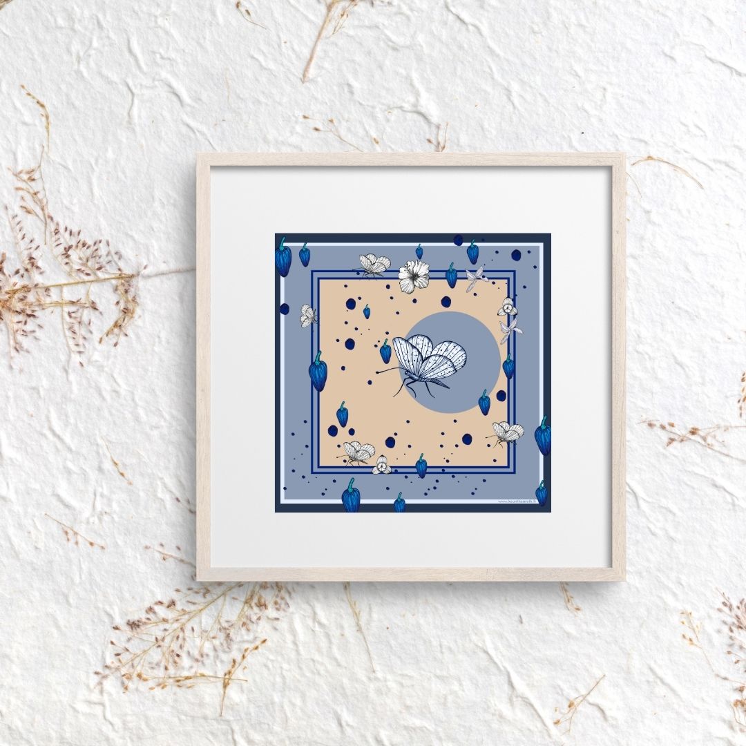 Dessin floral -Tirage d’Art, Numéroté & Signé – Image 5