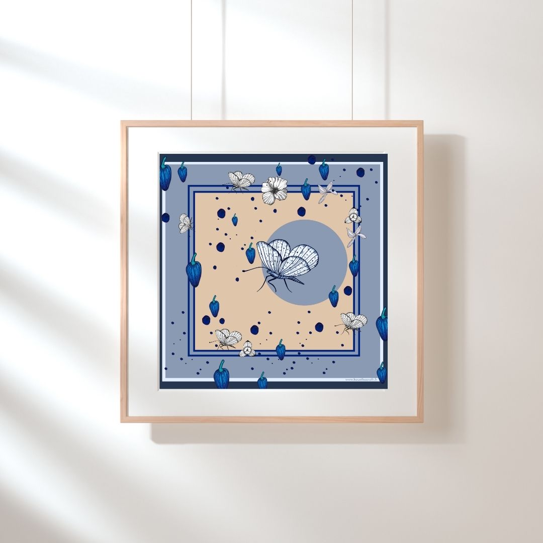 Dessin floral -Tirage d’Art, Numéroté & Signé – Image 6