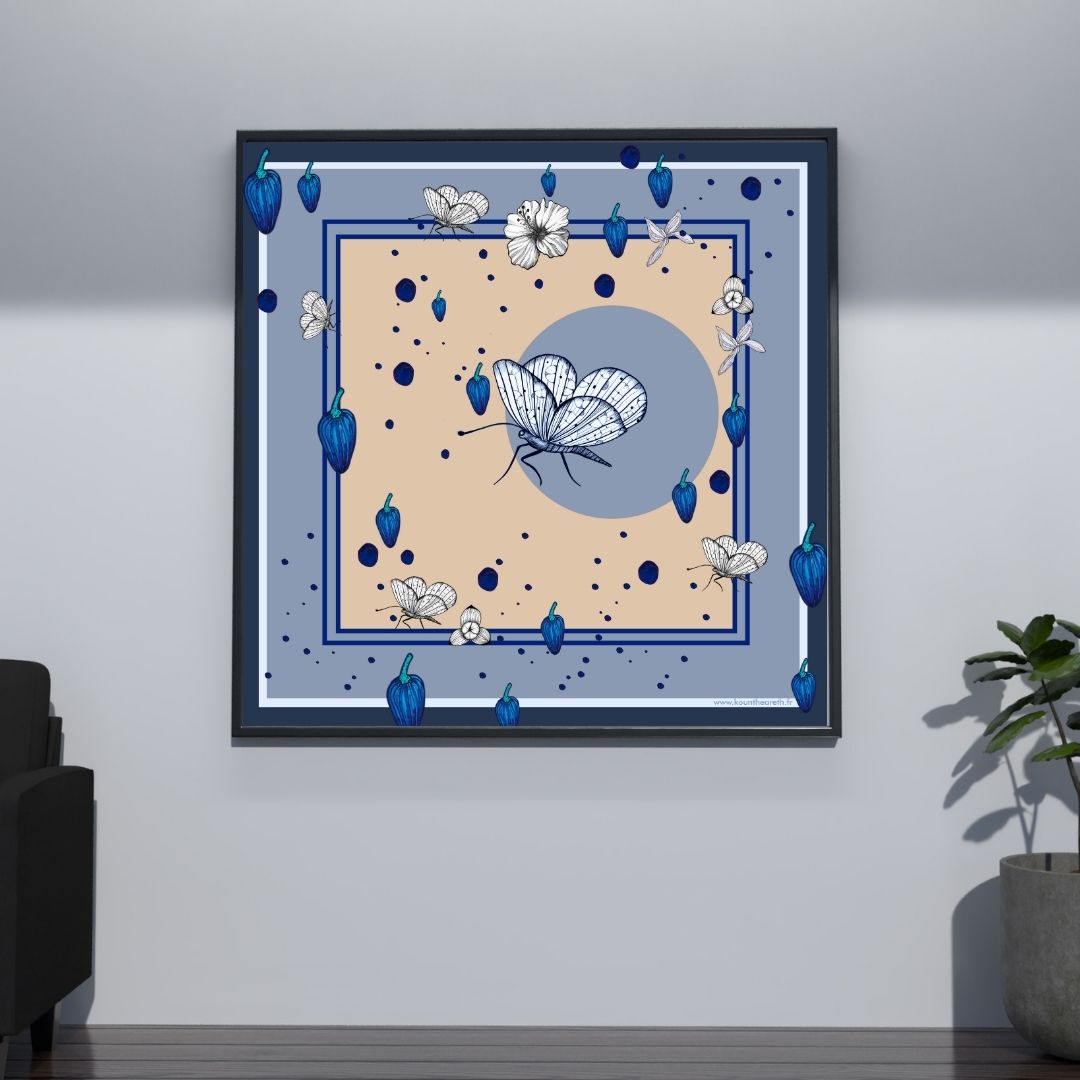 Dessin floral -Tirage d’Art, Numéroté & Signé – Image 7